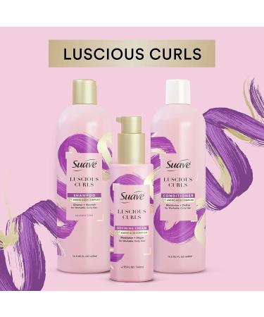 Suave Pink Luscious Curls Shampoo 16.5 oz - Define Curly Hair with Amino Acid Complex | International Shipping - Buy Online on SooperMarket.com