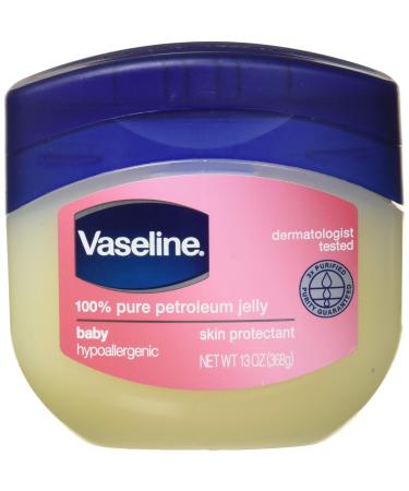 Vaseline 100% Pure Petroleum Jelly Baby 13 oz (Pack of 12)