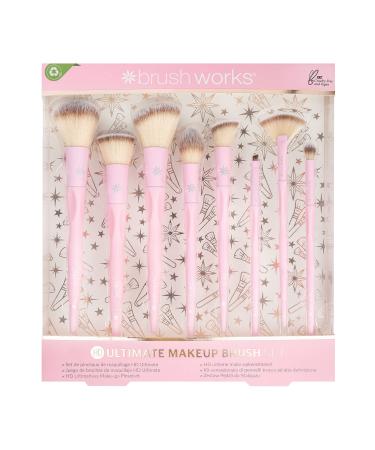 Brushworks Ultimate Makeup Brush Set One Size Pink