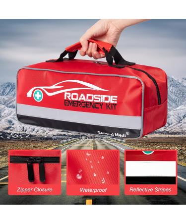General Medi 127 in 1 Car Breakdown & First Aid Kit | Ultimate Vehicle Emergency Assistance Set - Buy Online on SooperMarket.com