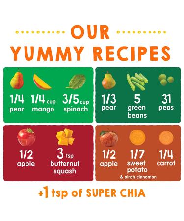 Happy Tot Organics Super Foods Stage 4 Variety Pack - 16 Pouches (4.22 oz each) - Organic Baby Food - Buy Online on SooperMarket.com