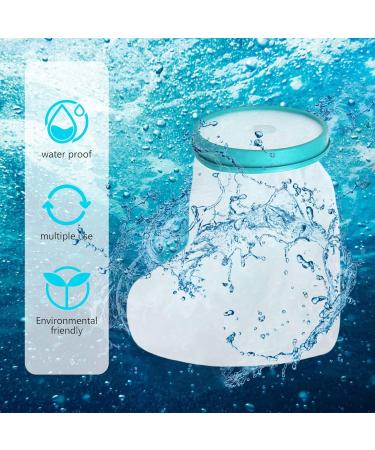 Waterproof Foot Shower Protector - Adult Foot Cast Cover for Shower & Bath - Reusable - Protects Broken Toe, Wound, Burns - Buy Online on SooperMarket.com