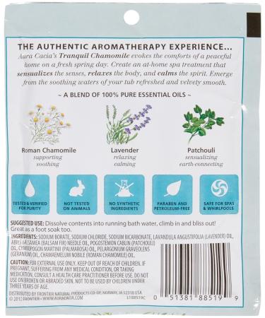 Aura Cacia Calm Albad Bath Salt 2.5 oz - Soothing Bath Soak for Relaxation | International Shipping Available - Buy Online on SooperMarket.com