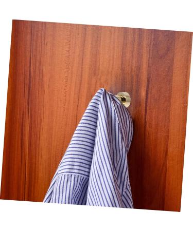 Cabilock 2pcs Bathroom Towel Hook Wall Mounted Hooks Bathroom Robe Brass Coat Hooks Brass Hook Wall Hanging - Buy Online on SooperMarket.com