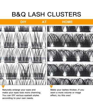 D Curl Cluster Lashes 12-18mix 72 Clusters - DIY Soft Fluffy Eyelash Extensions | B&Q - Buy Online on SooperMarket.com