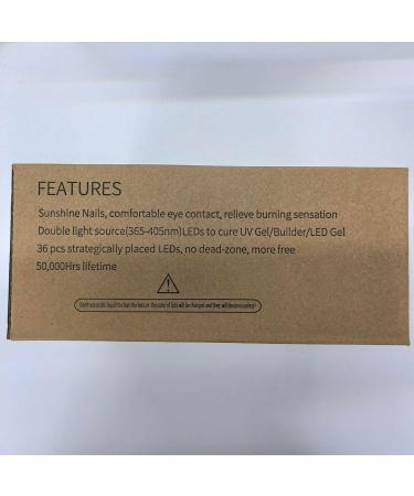Buy NailGirls 150W LED UV Nail Lamp - Auto Sensor 4 Timers LCD Display Removable Magnetic Plate - Perfect for Gel Nails & Nail Studios - Buy Online on SooperMarket.com