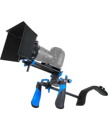 MARSRE DSLR Shoulder Rig Film Making Kit with Matte Box - For DSLR Video Cameras and DV Camcorders - Buy Online on SooperMarket.com