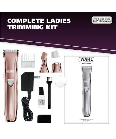 Wahl Pure Confidence Women's Electric Razor Trimmer Shaver with 3 Interchangeable Heads | Model 9865-2901V - Buy Online on SooperMarket.com