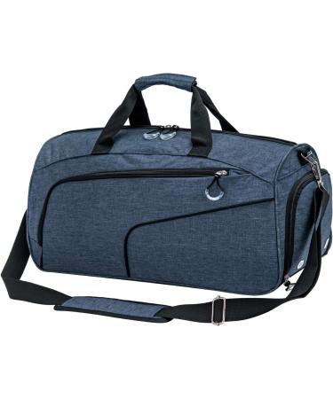Kuston Sports Gym Bag with Shoes Compartment & Wet Pocket - Blue | Duffel Bag for Men and Women - Buy Online on SooperMarket.com