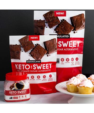 KETO SWEET: 100% Natural Erythritol Sugar Alternative - Unflavored - 48 Oz - Buy Online on SooperMarket.com