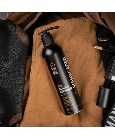 Manscaped 2 in 1 Shampoo & Conditioner - UltraPremium Hair Care with Sea Kelp Coconut Water & Aloe (16 oz) - Nourishing & Hydrating for Men - Ships Internationally - Buy Online on SooperMarket.com