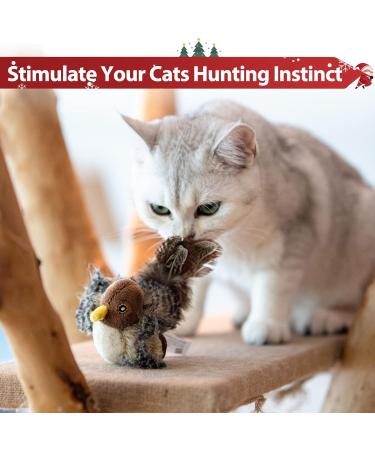GiGwi Interactive Cat Feather Toy with Melody Chaser and Squeaky Bird - Plush Toys for Indoor Cats - Buy Online on SooperMarket.com