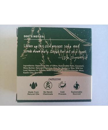 Dr. Squatch Limited Edition Snowy Pine Tar Bar Soap for Men - Medium Grit, All Natural, Coconut Scent - 1 Count - Buy Online on SooperMarket.com