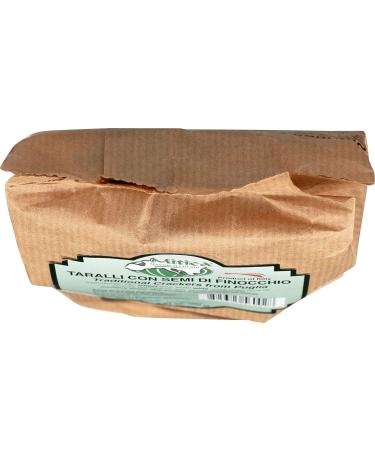 Mitica Taralli Fennel 8.8 Ounce - Authentic Italian Snack (Pack of 1) - Buy Online on SooperMarket.com