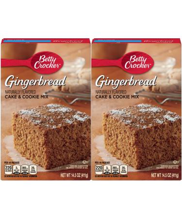 Betty Crocker Gingerbread Cake & Cookie Mix - 14.5 oz - 2 pk Gingerbread 14.5 Ounce (Pack of 2)