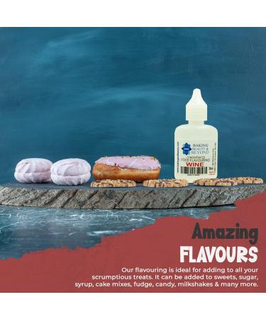Baking Beauty and Beyond Concentrated Food Flavouring Oil - Dozen of Professional Quality Food Grade Flavouring Oil for Candy Making Baking Cooking Lip Balm and Lip Gloss - Wine (50ml) - Buy Online on SooperMarket.com