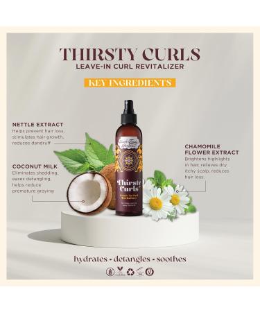 Uncle Funky's Daughter Thirsty Curls 8oz - Hydrating Curl Cream for All Hair Types | International Shipping Available - Buy Online on SooperMarket.com