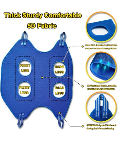 Buy Ovtexzog Dog Care Hammock Harness - Nail Claw Cutting Tool for Small Dogs (Up to 6kg) - Blue - International Shipping Available - Buy Online on SooperMarket.com