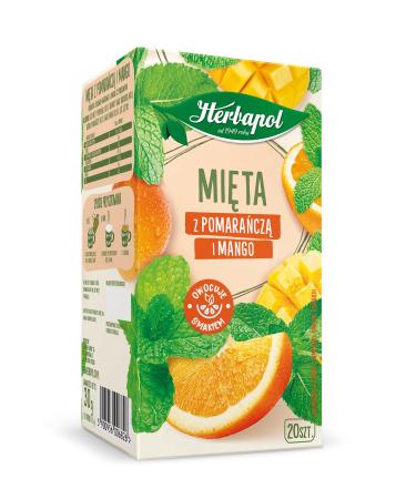 MI TA Z POMARA CZ I MANGO Herbata Owocowa Naturalna Polska Herbapol