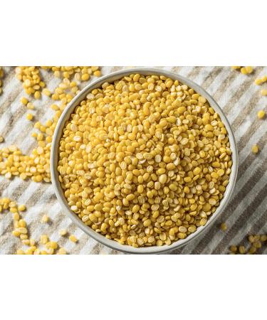 Organic Yellow Mung Dal 3 Pounds - Non-GMO Split Mung Beans, Vegan Ayurvedic Food, High Fiber & Protein, Great for Soup, Kitchari, Curries - 1 Pack - Buy Online on SooperMarket.com