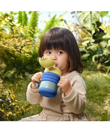 BC BabyCare Kids Stainless Steel Sippy Cup 9.8oz - Blue | Insulated Leakproof Bottle for 1 Year Old | Cute Cartoon Design | Keeps Water Cold 12h+ | BPA-Free - Buy Online on SooperMarket.com