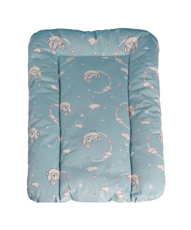 Baby'nness Waterproof wrapping - high quality wipeable easy to clean - expand your changing area with diaper documents - moon -star blue 50x70 cm 50x70 cm moon blue