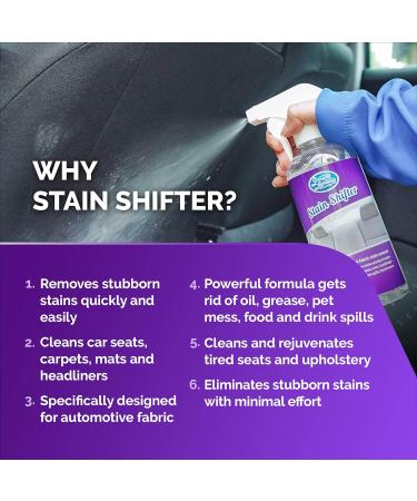 Greased Lightning Stain Shifter Fabric Cleaner - Powerful Stain Remover for Automotive and Home Fabrics - Removes Stubborn Stains Revives Interiors - 1 Litre - Buy Online on SooperMarket.com