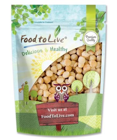 Food to Live Dry Roasted Macadamia Nuts 2 Pounds Oven Roasted Whole Nuts Unsalted No Oil Added Great Vegan Snack Keto Kosher Bulk. High in Protein and Healthy Fats. Great for Baking Roasted 2 Pounds