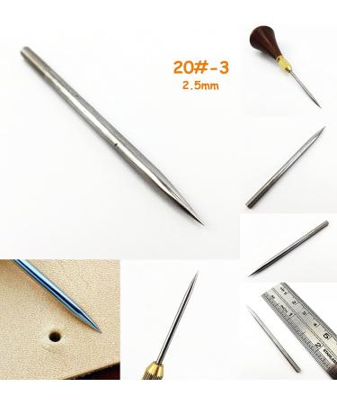 3pcs Leathercraft Switzerland Steel Sewing Stitching Needles & Awl Set - Buy Online on SooperMarket.com
