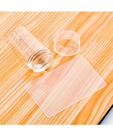 Cetornie Clear Silicone Jelly Stamper with Scraper - Nail Art Stamping Tool - Buy Online on SooperMarket.com