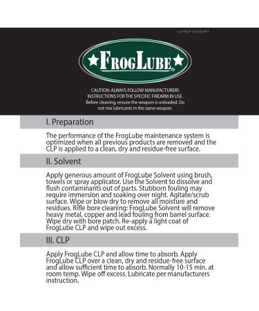 FrogLube Solvent 8 oz - Powerful Gun Cleaner and Degreaser - Buy Online on SooperMarket.com