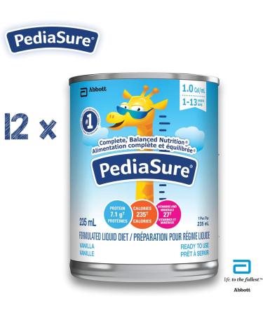 PediaSure Formulated Liquid Diet Vanilla 12 count 2820 mL - Buy Online on SooperMarket.com
