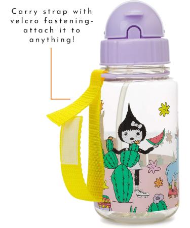 Zip & Zoe Kids Llama Water Bottle - BPA, BPS, and Phthalate-Free Straw Bottle - Buy Online on SooperMarket.com