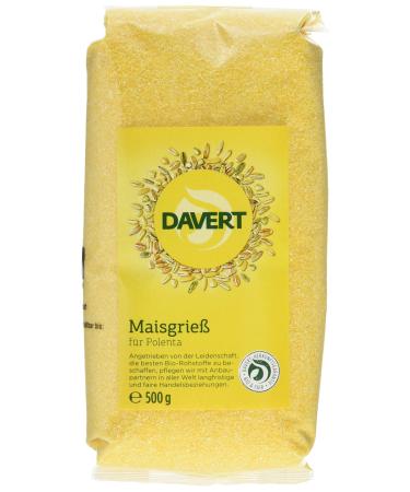 Davert corn semolina polenta pack of 8 (8x 500 g) - organic 500 g (pack of 8)