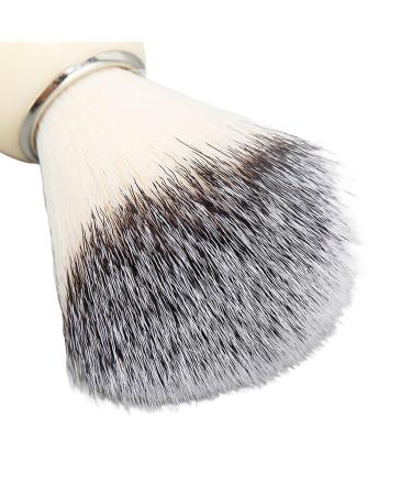 Portable White Razor Brush | Curved Handle Hairdresser Dust Brush for Easy Styling - Buy Online on SooperMarket.com
