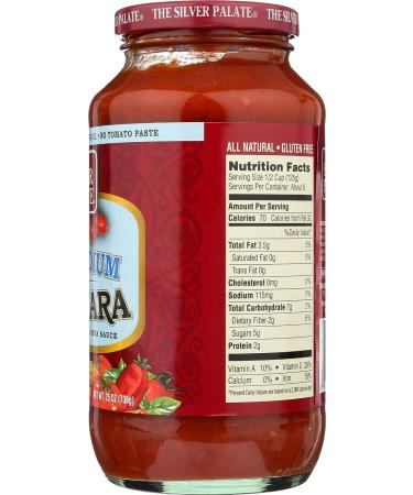 Silver Palate Marinara Sauce Low Salt 25 oz - Authentic Italian Flavor with Reduced Sodium - Buy Online on SooperMarket.com
