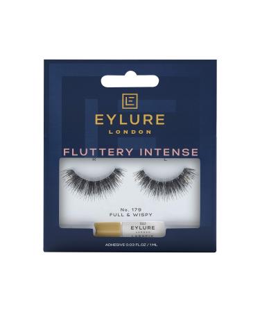 Eylure Fluttery Intense 179 False Lashes Black 1 Count (Pack of 1)