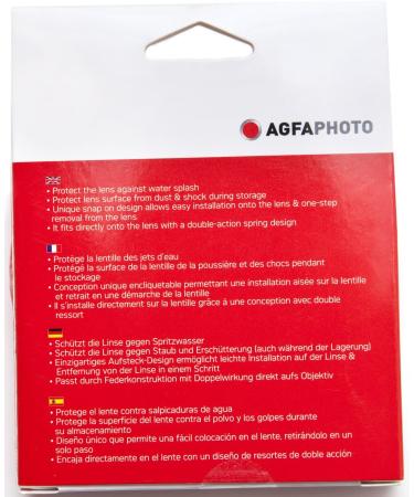 AGFA 55mm Snap On Lens Cap with Double-Action Spring Design - APCAP55 - Buy Online on SooperMarket.com