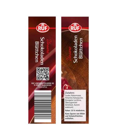 Premium Chocolate Leaves for Cakes & Desserts - 200g Pack (4 x 50g) | Perfect for Muffins & Cupcakes - International Shipping - Buy Online on SooperMarket.com