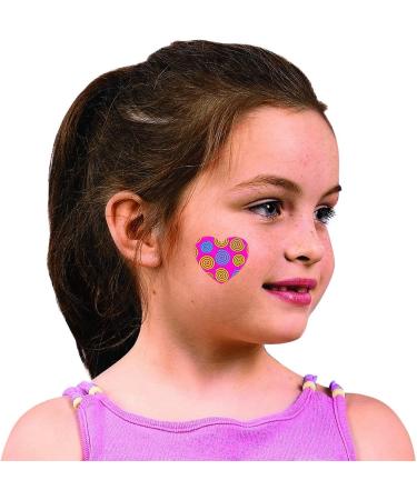 Funky Heart Tattoos - 72 Pieces | Trendy Temporary Tattoo Set - Buy Online on SooperMarket.com