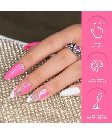 MAYCHAO Pink Gel Nail Polish 1Pc Bubblegum Pink Gel Polish 15ML Soak Off UV LED Bright Pink Nail Polish Nail Art Starter Manicure Salon DIY at Home 0.5 OZ Barbie Pink - Buy Online on SooperMarket.com
