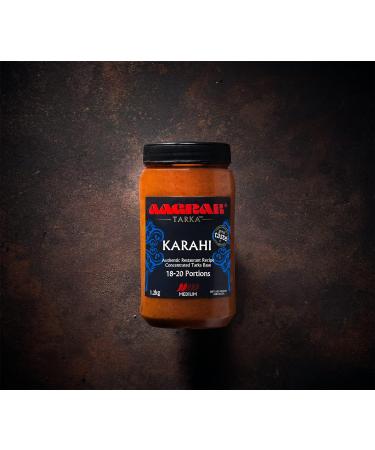 Aagrah Karahi Tarka Indian Curry Cooking Sauce - Medium Mild - 1.2kg Catering Tub - Buy Online on SooperMarket.com
