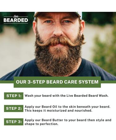Live Bearded Canyon Beard Oil & Butter Grooming Kit - Natural Ingredients for Beard Growth - Made in USA - Buy Online on SooperMarket.com