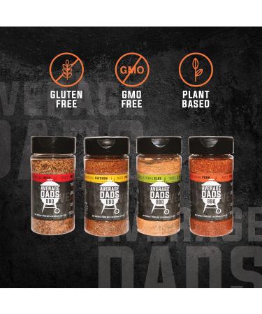 BBQ Seasoning-Average Dads SPICY Beef- All Purpose Seasoning And Dry Rub No MSG Non-GMO Gluten-Free Bbq Rubs And Spices For Smoking Grilling Frying Roasting All Things Beef Gifts For Him Christmas Gift - Buy Online on SooperMarket.com
