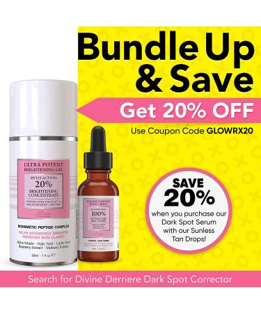 Divine Derriere Self Tanner Tanning Drops - Customizable Gradual Glow Sunless Tan for Natural Look - Buy Online on SooperMarket.com