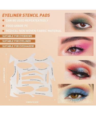 Variety of Shapes Quick Make-Up Stencils: Eyeliner Molds & Template for Easy Eyeshadow Application - Buy Online on SooperMarket.com