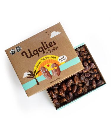 Joolies Organic Whole Medjool Dates | "Ugglies" 4.4 Pound Bulk Box | Fresh California Grown Fruit | Vegan, Gluten-Free, Paleo, No Sugar Added | Perfect Holiday Gift for Friends & Family Whole 4.4 Pound (Pack of 1)