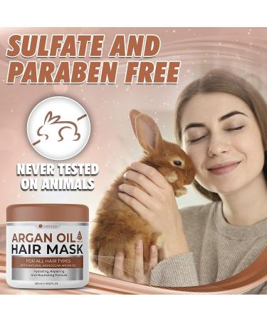 BELLISSO Moroccan Argan Oil Hair Mask - Deep Moisturizing Conditioner for Dry & Damaged Hair - Buy Online on SooperMarket.com