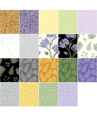 Jackie Robinson Whispering Lilies Strip-Pies 40 2.5-inch Strips Jelly Roll Benartex - Buy Online on SooperMarket.com