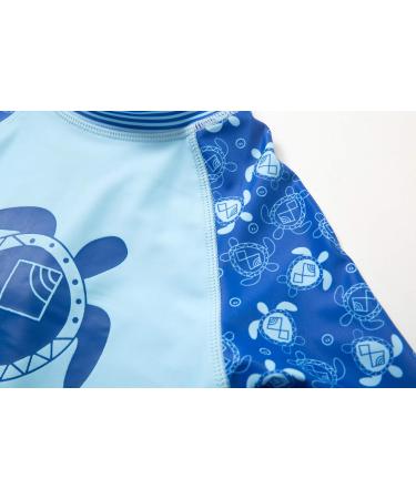 BONVERANO Baby Boys Swimsuit/Sunsuit UPF 50+ with Sun Hat | 6 Months | Sun Protection One Piece Swimwear | See Turtle Design - Buy Online on SooperMarket.com